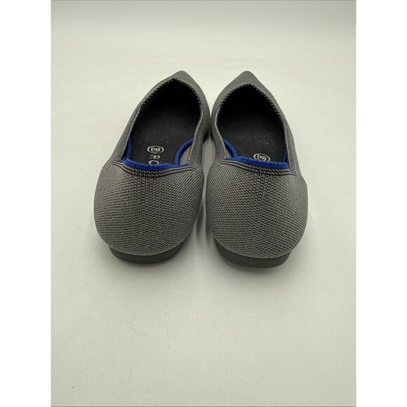 Rothy's Point Birdseye Gray Women's Shoes Flats Loafers Slip Size 9.5 - Picture 3 of 9